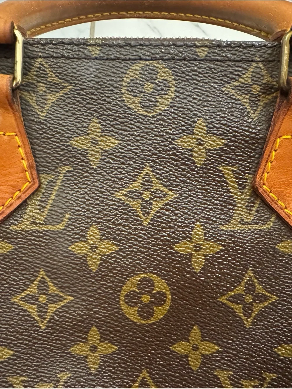 Authentic vintage Louis Vuitton Speedy 30 1988 lock and key